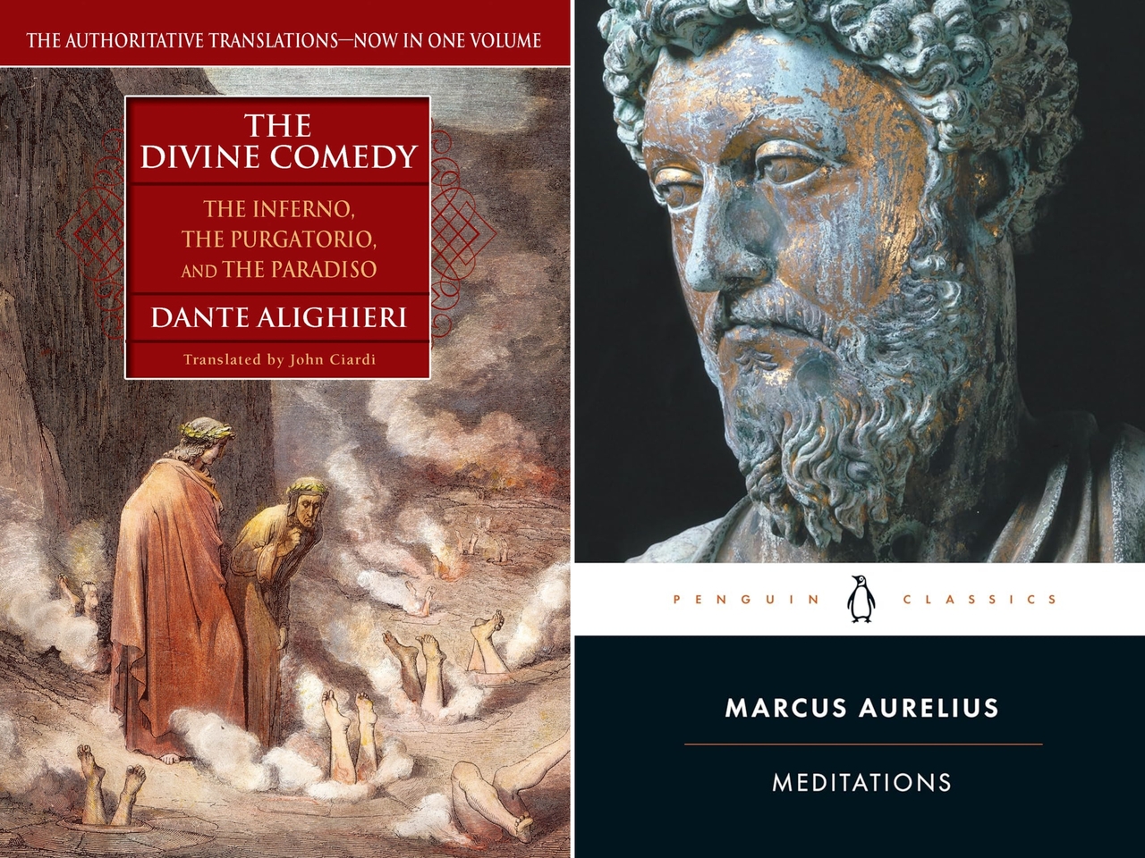 "The Divine Comedy" and "Meditations" (Berkley, Penguin Classics)