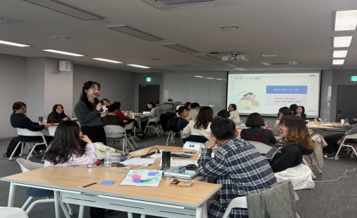 Teachers participate in a pilot training program in January aimed at helping teachers better deliver social and emotional education. (Ministry of Education)