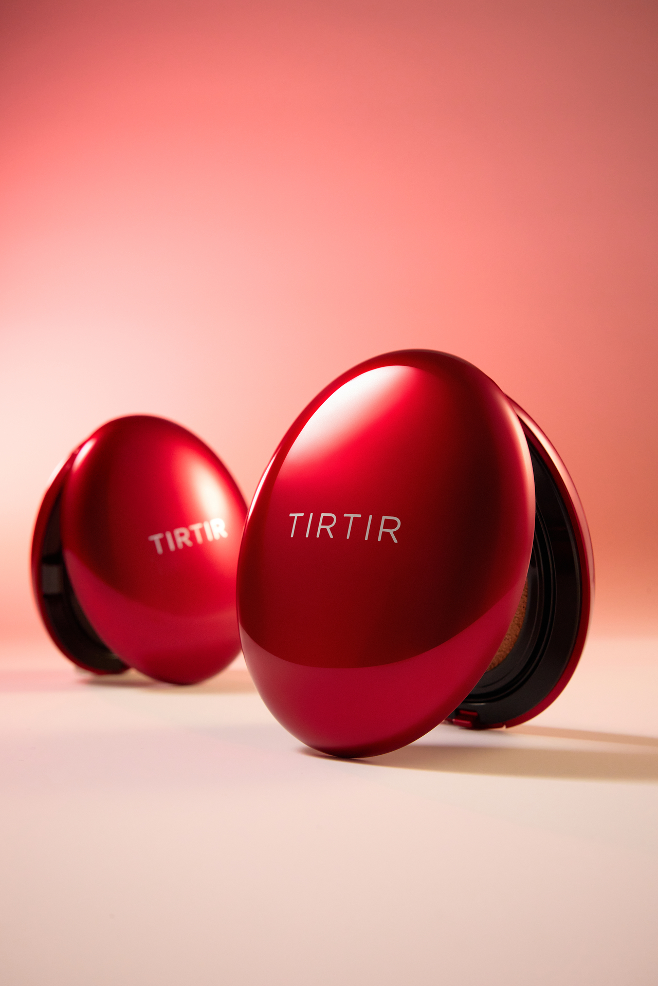 TirTir Mask Fit Red Cushion Korean cushion foundation compact with sponge applicator puff