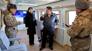 N. Korea test-fires upgraded large-caliber rocket system ahead of party congress