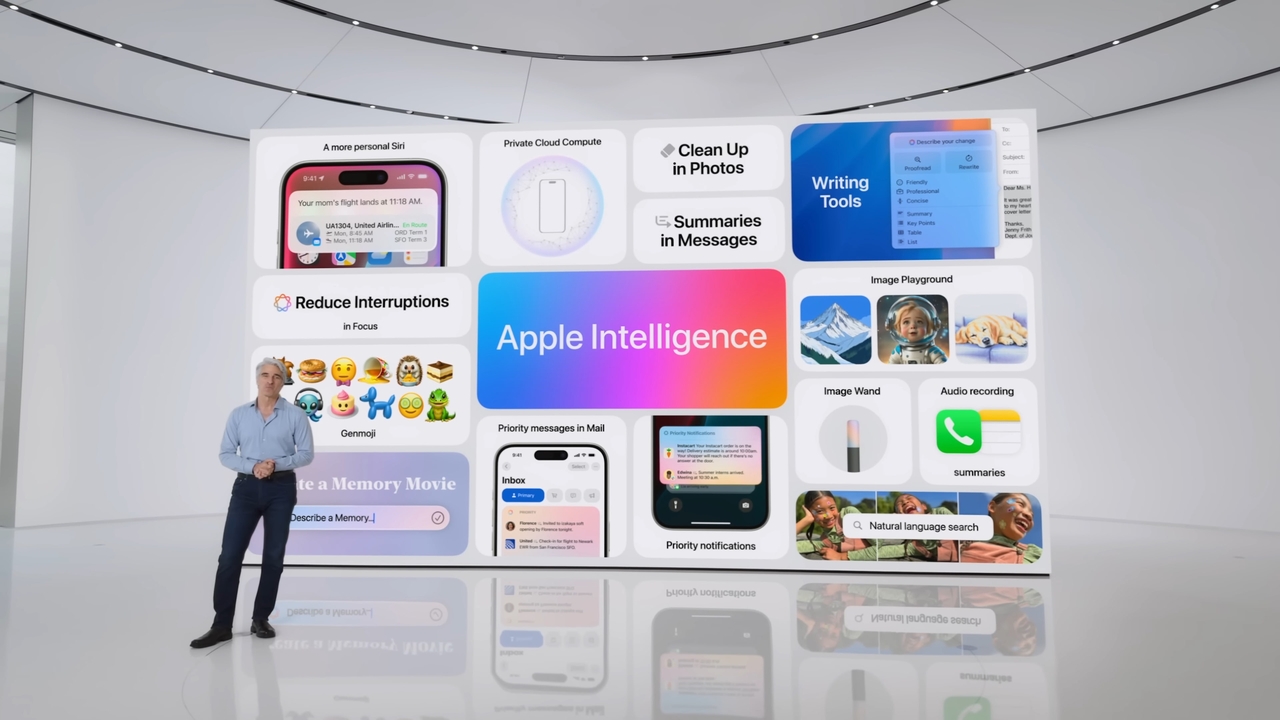 Apple first introduced Apple Intelligence with a "more personal Siri" in June 2024, but its key features have been delayed, and are expected to launch sometime this year.  (Apple)