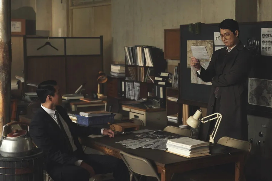 "Made In Korea," starring Hyun Bin (left) and Jung Woo-sung (Disney+)