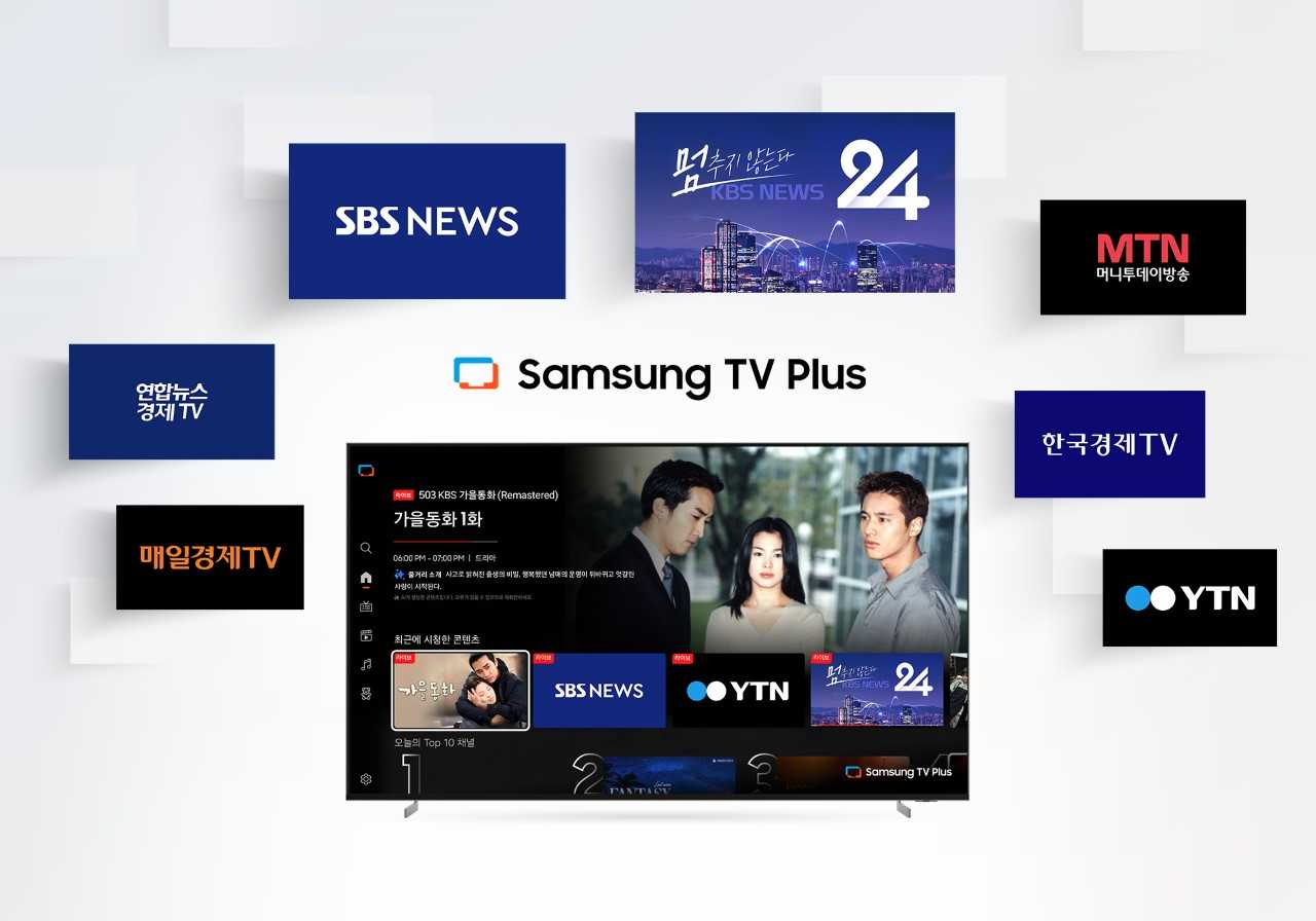 삼성전자 ‘삼성 TV 플러스’ 지상파 24시간 뉴스 채널 편성 홍보 이미지 [삼성전자 제공]