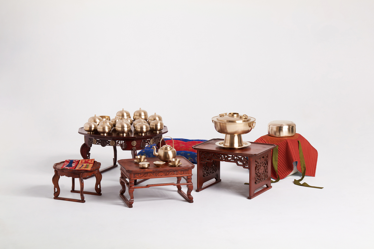 Items from the exhibition’s food section (Korea Heritage Service)