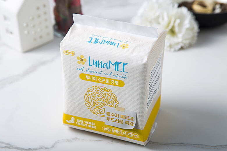 LunaMEE sanitary pads, of Coupang's private brand CPLB. (Coupang)