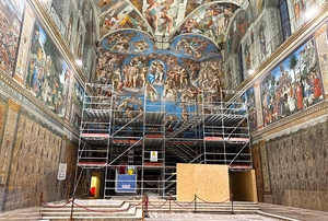 Michelangelo's 'The Last Judgment' fresco undergoes 3-month cleaning at Sistine Chapel