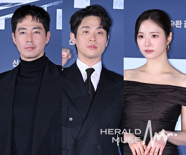 배우 조인성, 박정민, 신세경/사진=윤병찬 기자