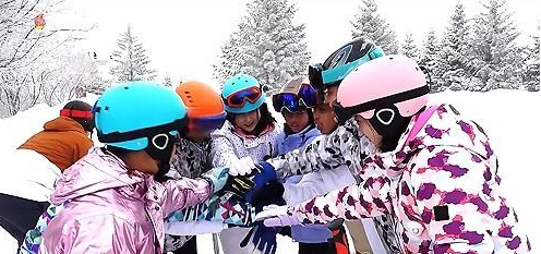This image, captured from the Korean Central Television on Jan. 26, 2026, shows a national students' sports competition launched in January 2026 in the city of Samjiyon, Ryanggang Province. (For Use Only in the Republic of Korea. No Redistribution) (Yonhap)