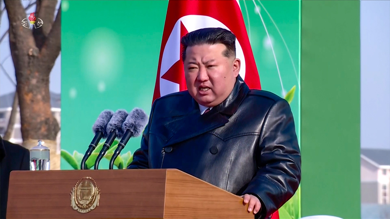 North Korea held an inauguration ceremony for a livestock farm on Feb. 2, attended by North Korean leader Kim Jong-un, the Korean Central News Agency reported on Feb. 3. (KCNA-Yonhap)