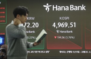 Kospi slides below 5,000 on US tech losses