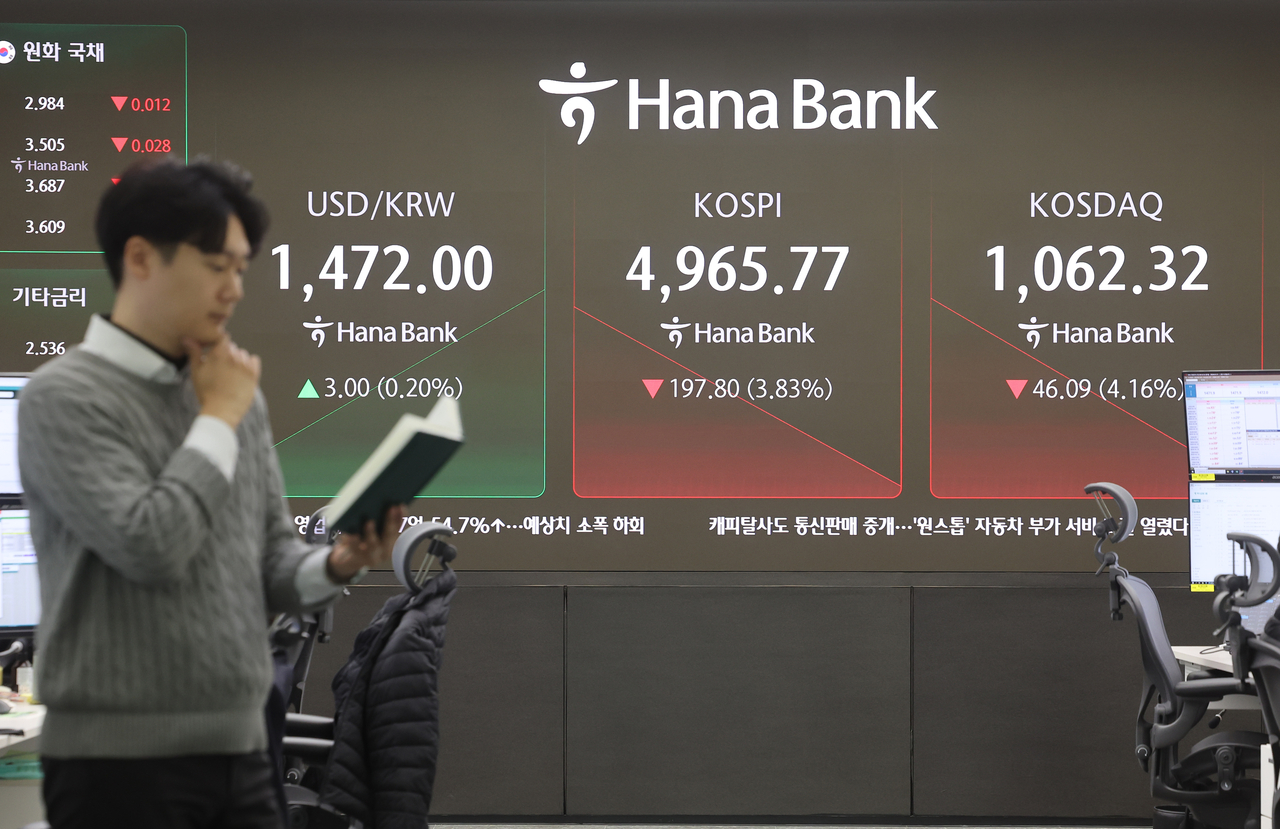 koreaherald.com - Yonhap - Seoul stocks open sharply lower as US tech shares extend losses on AI woes