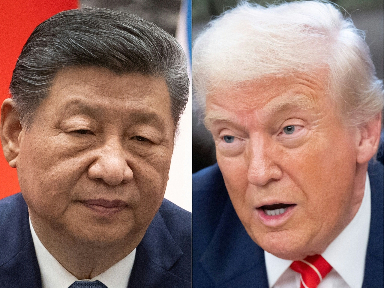Chinese President Xi Jinping  (left) and US President Donald Trump    AFP-Yonhap