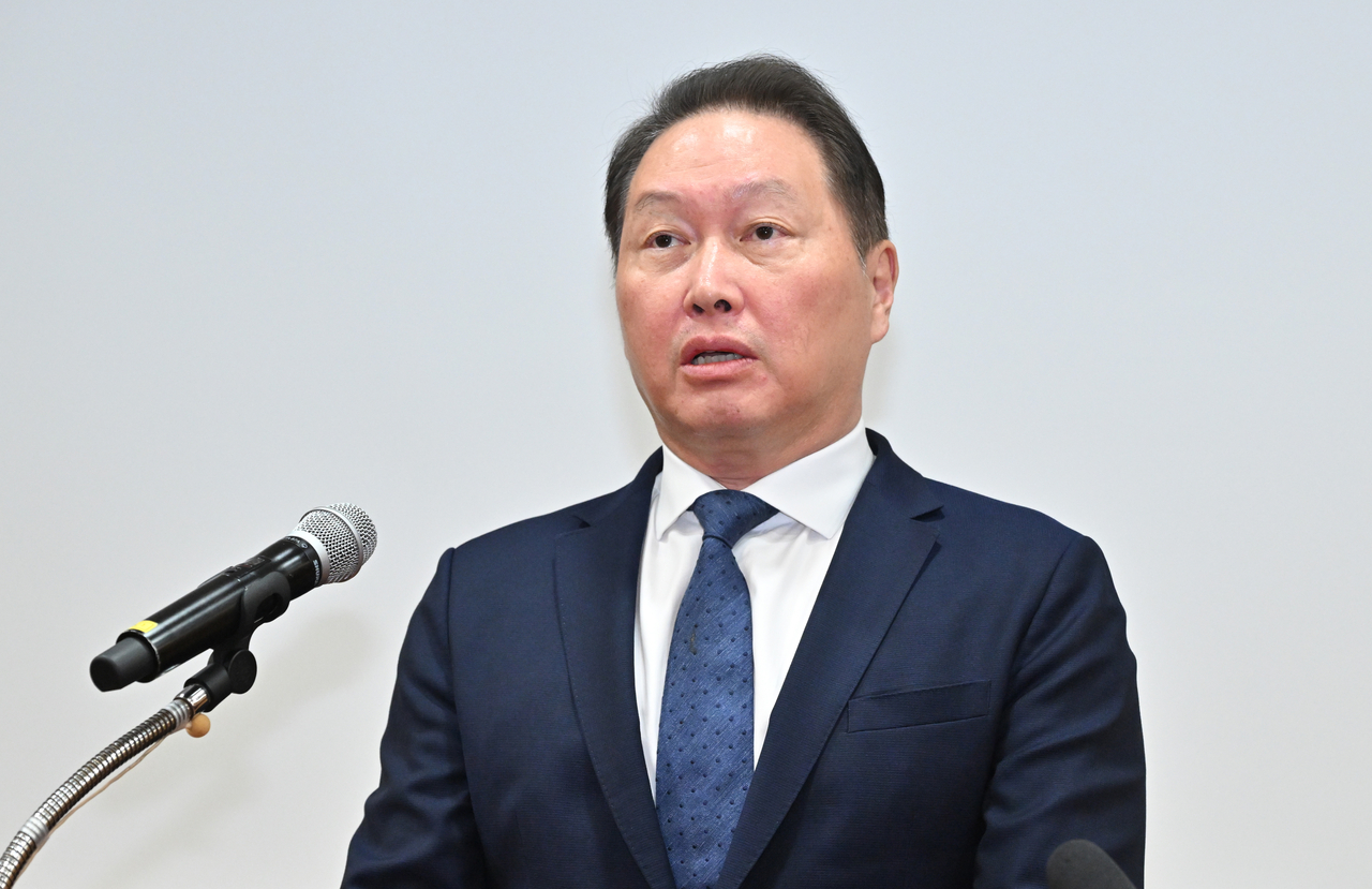 SK Group Chairman Chey Tae-won (Herald DB)