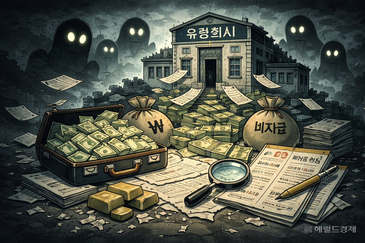 유령회사 일러스트. [챗GPT를 이용해 제작]
