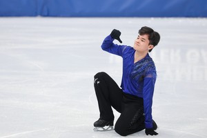 Figure skater still proud of himself despite missing free program cut