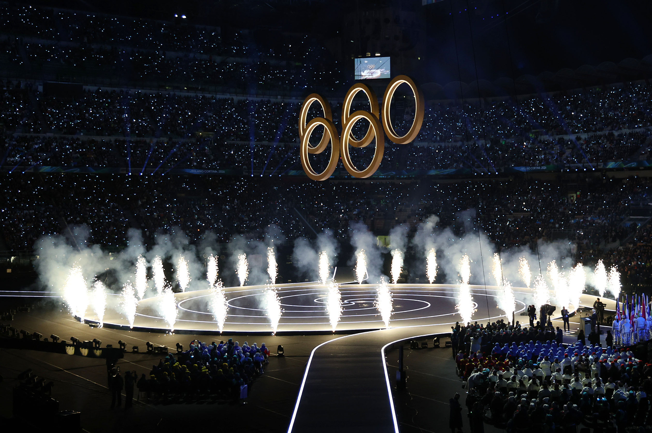 The opening ceremony of the Milan Cortina Winter Olympics is held Saturday. (Yonhap)