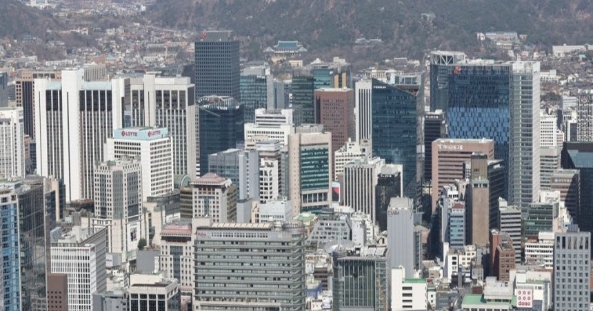 Major corporate buildings located in Seoul (Yonhap)