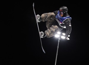 Snowboarder, figure skater going for medals