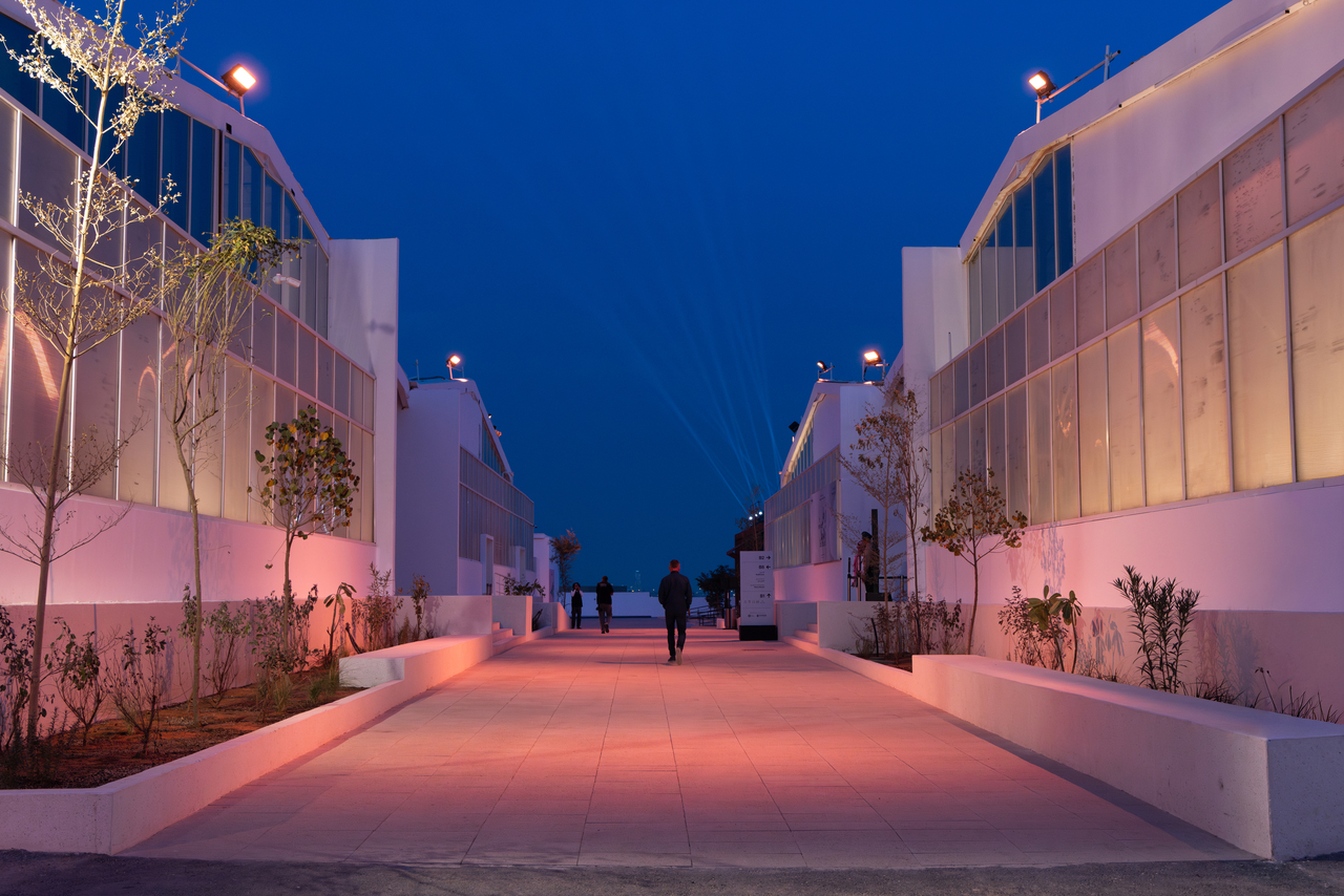 An image of the Biennale site in JAX District, Diriyah, Saudi Arabia (Photo by Alessandro Brasile, courtesy of the Diriyah Biennale Foundation)