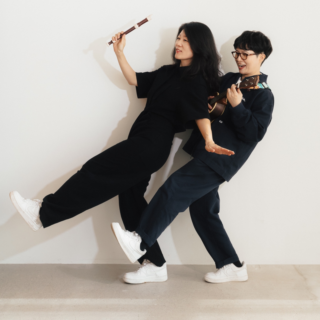 Hwang Sun-woo (left) and Kim Ha-na (Chung Melmel)