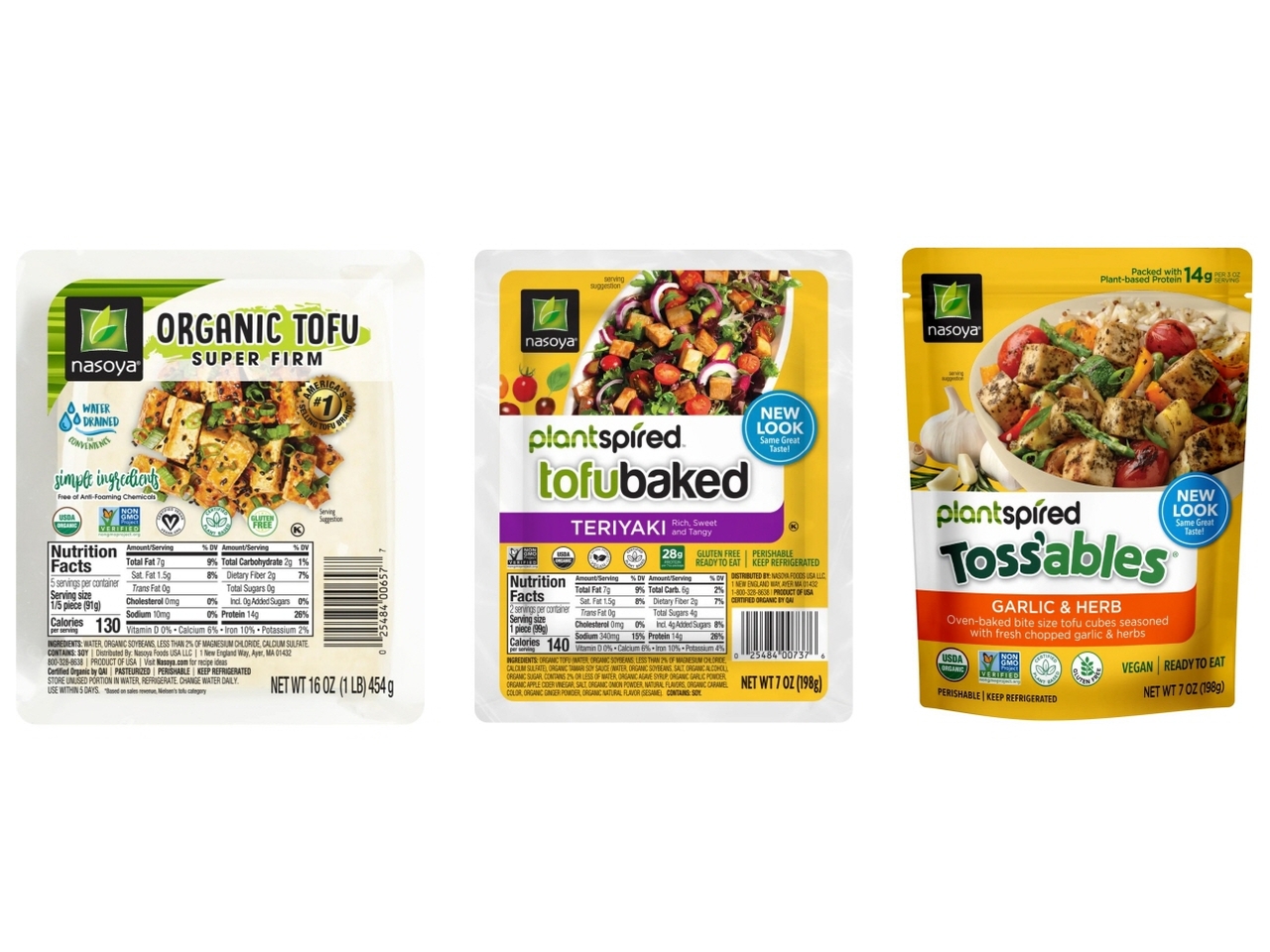 Pulmuone Korean tofu products sold in the US retail packaging including firm silken and high protein varieties
