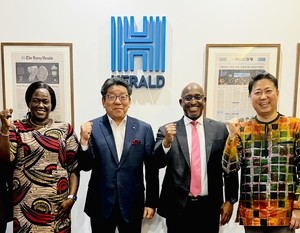 주한 아프리카대사단, 최진영 헤럴드미디어그룹 대표와 면담…한·아프리카 협력 강화 논의