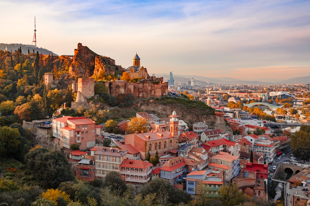 A panoramic view of Tbilisi, Georgia (Georgian Embassy in Seoul)