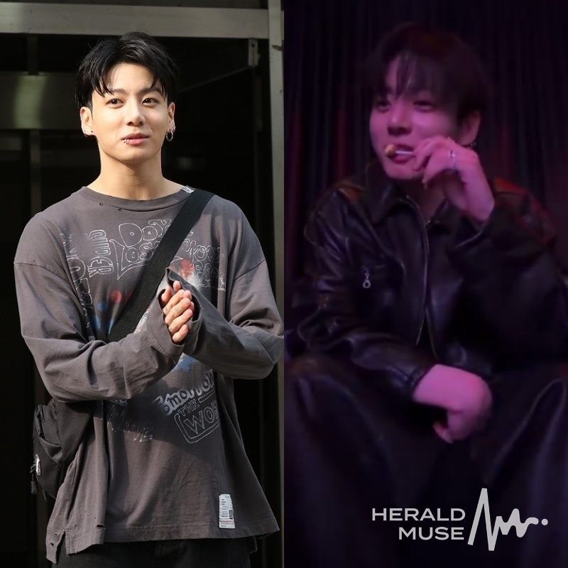 BTS 정국/사진=헤럴드뮤즈 DB, 라이브 방송 캡처