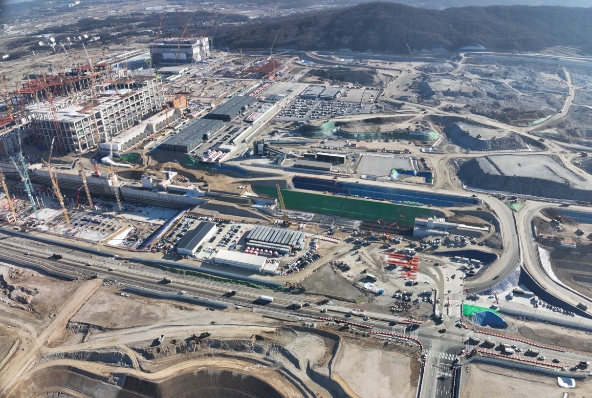 SK hynix's construction site at the Yongin Semiconductor Cluster in Yongin, Gyeonggi Province (SK hynix)