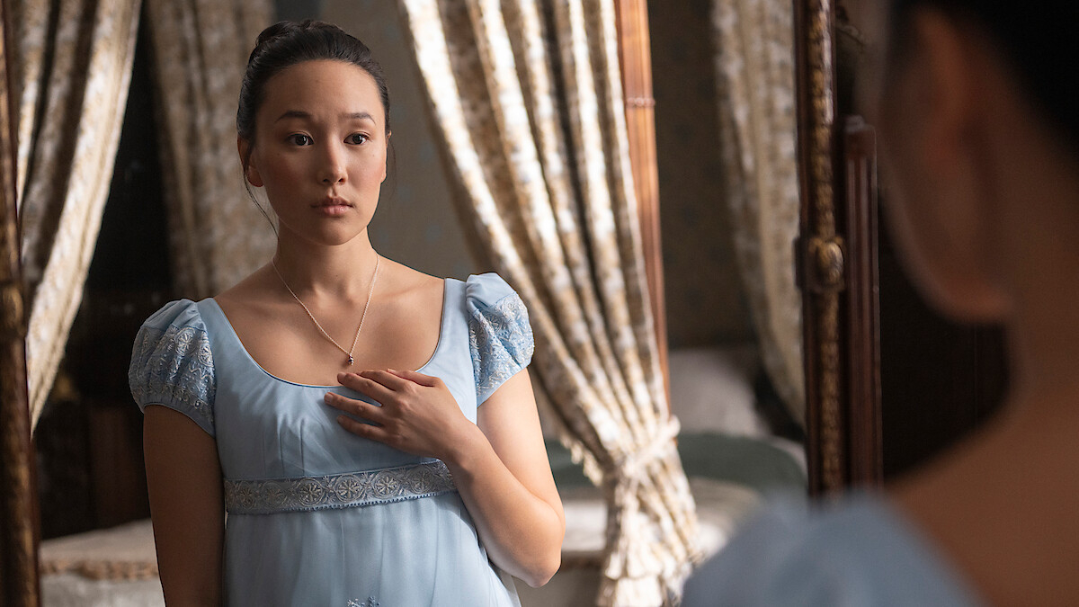 Yerin Ha as Sophie Baek in "Bridgerton" Season 4 (Netflix)