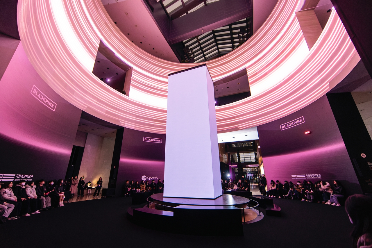 Interior of the National Museum of Korea, where the “National Museum of Korea x Blackpink” project is underway (YG Entertainment)