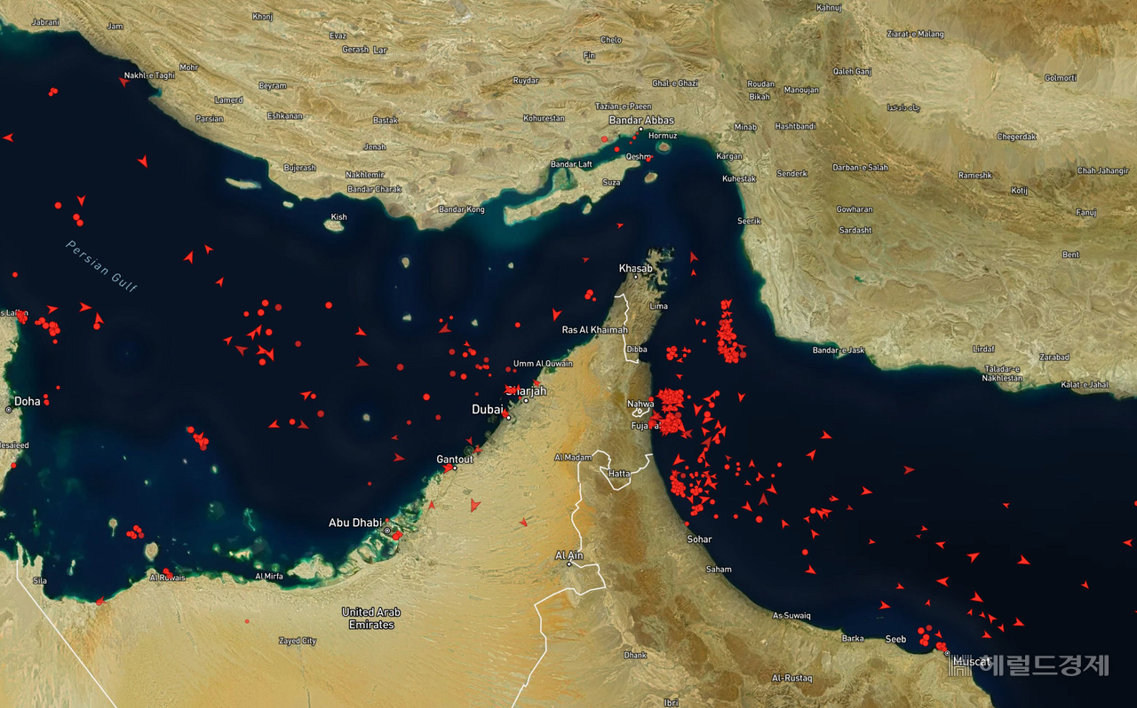 호르무즈 해협 사진 1