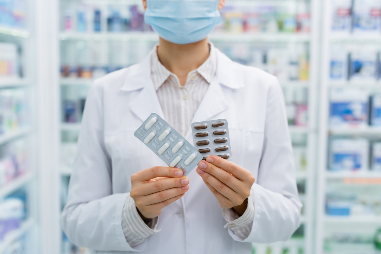 A stock photo of a pharmacist inside a pharmacy. (123rf)