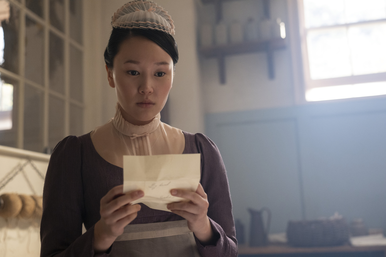 Ha Ye-rin as Sophie Baek in "Bridgerton" Season 4 (Netflix)