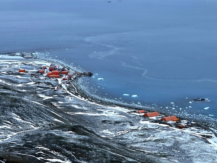 A view of the Antarctic  King Sejong Institute  on King George Island, Antarctica (KOPRI)
