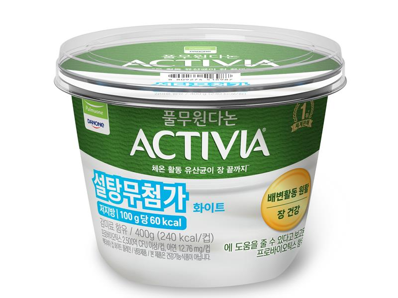 풀무원다논 ‘액티비아 컵 화이트 플레인 400g’ [풀무원다논 제공]