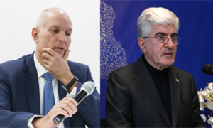 Israel, Iran envoys defend positions in same-day press briefings