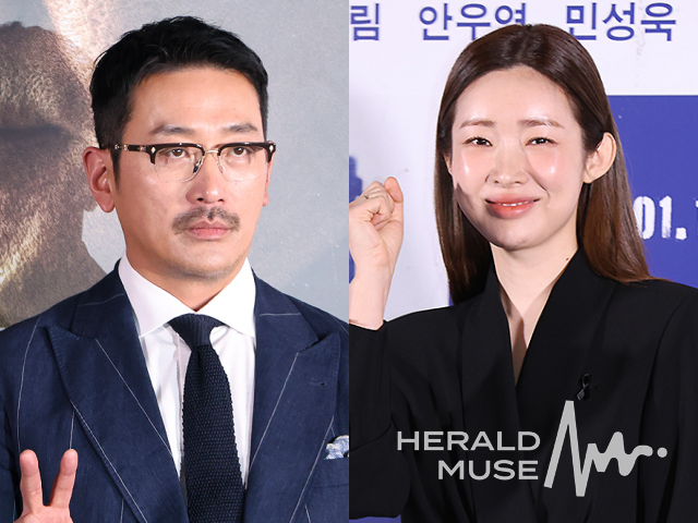 하정우, 차정원/사진=헤럴드뮤즈 DB