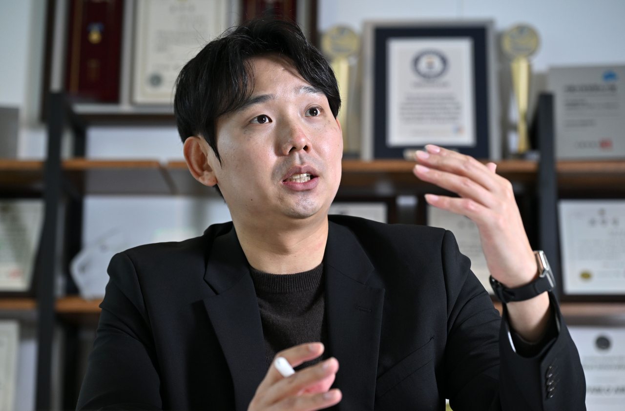 Pablo Air founder and chair Kim Young-joon (Im Se-jun/The Korea Herald)