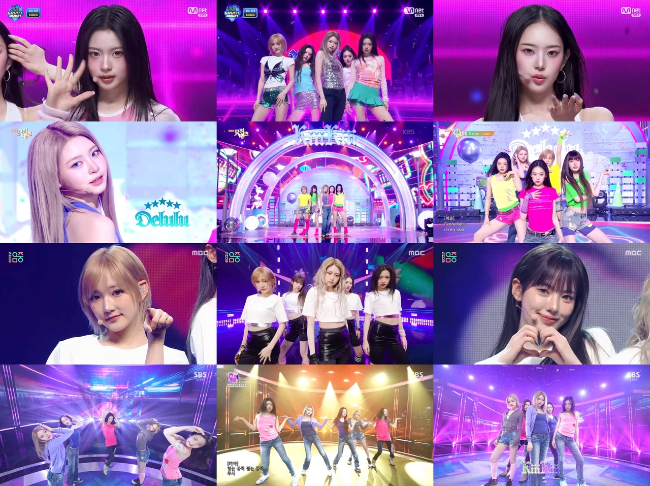 사진 = Mnet ‘엠카운트다운’, KBS2 ‘뮤직뱅크’, MBC ‘쇼! 음악중심’, SBS ‘인기가요’ 방송 화면 캡처