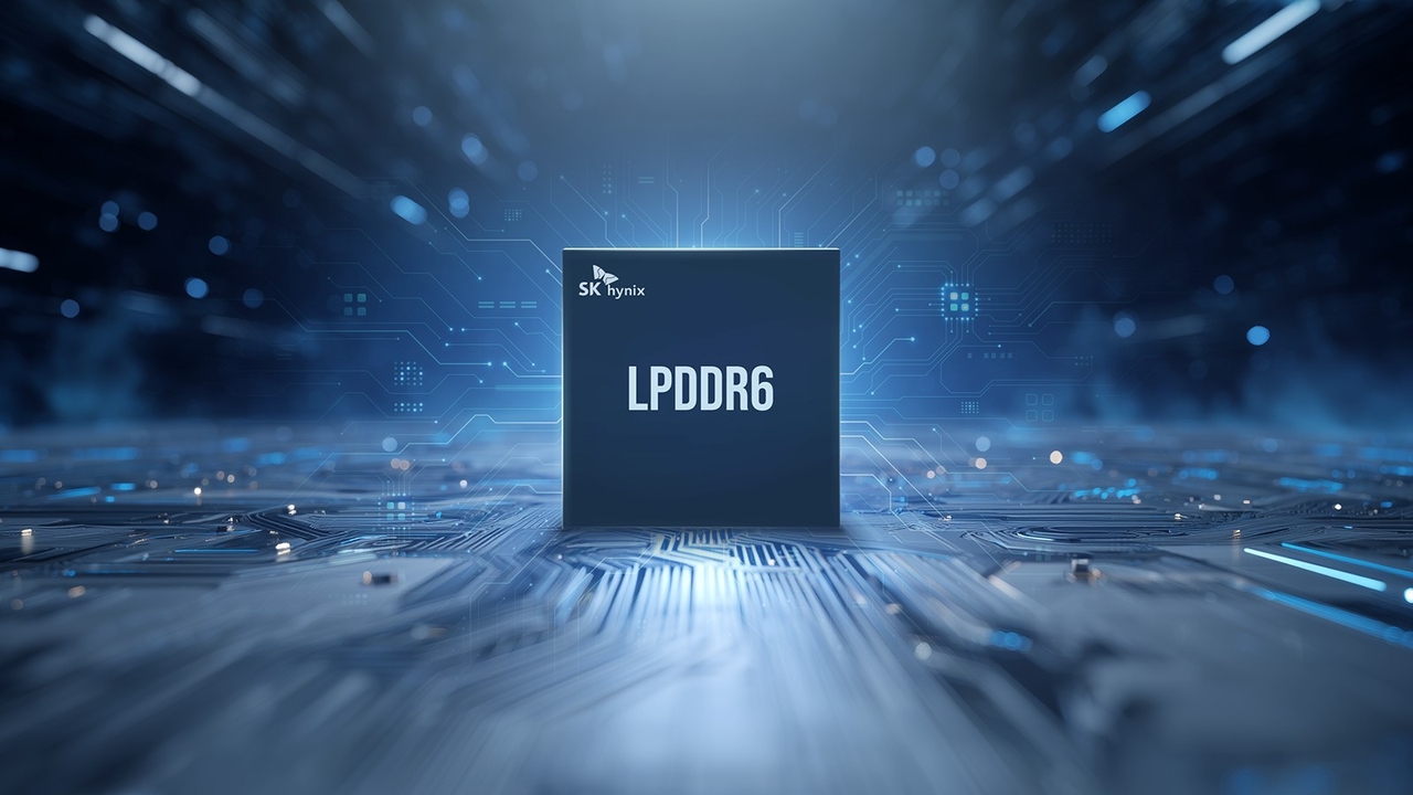 SK hynix on Tuesday announced it has developed 16Gb LPDDR6 DRAM built on its sixth-generation, 10-nanometer class 1c process. The company said shipments are expected to begin in the second half after mass production preparations in the first half. (SK hynix)