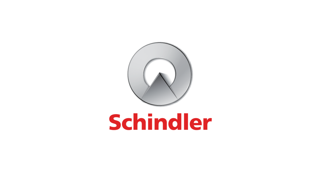 The logo of Swiss elevator manufacturer Schindler Holding AG (Yonhap)