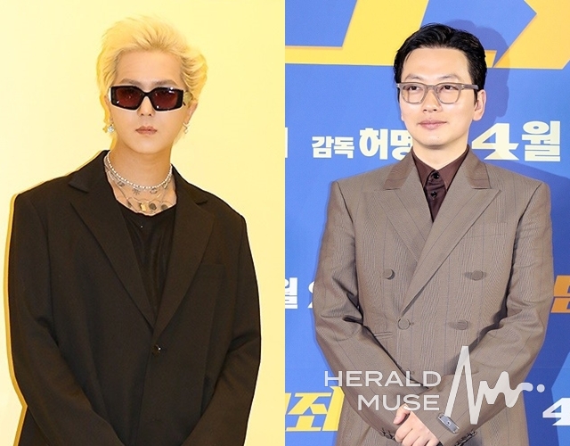 송민호, 이동휘/사진=헤럴드뮤즈 DB