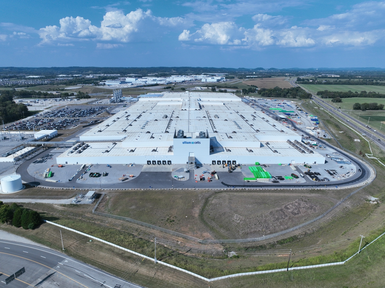 Battery plant of Ultium Cells, the joint venture between LG Energy Solution and General Motors, in Spring Hill, Tennessee (Ultium Cells)