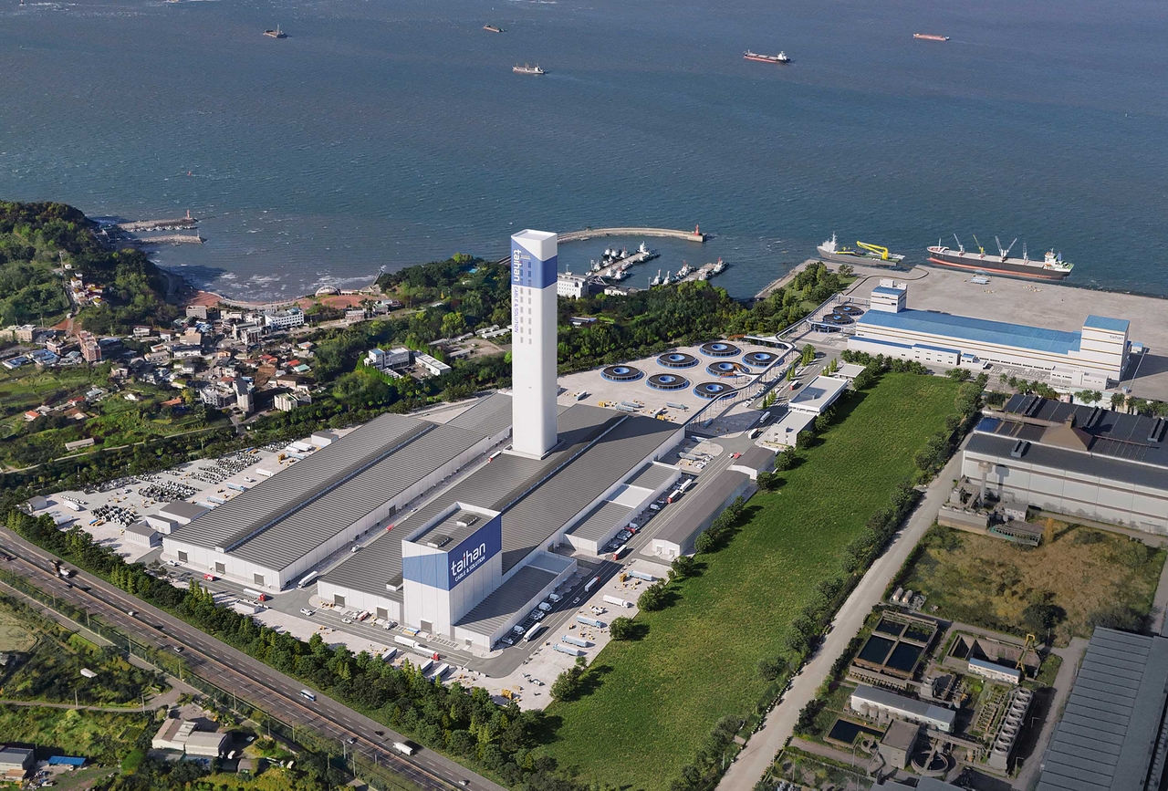 An aerial view of Taihan Cable & Solution’s Dangjin Submarine Cable Plant 2 (Taihan Cable & Solution)