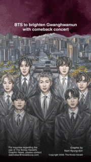[Graphic News] BTS to brighten Gwanghwamun with comeback concert