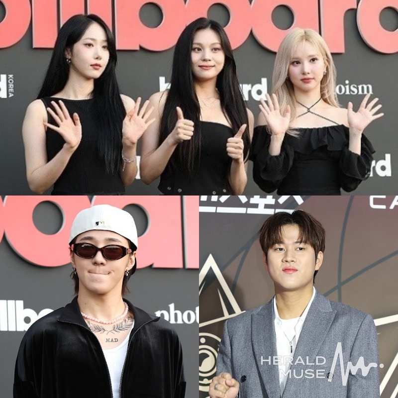 비비지, 비오, 이무진/사진=헤럴드뮤즈 DB