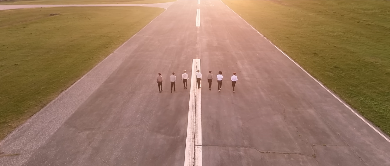 Mosan Airfield on  BTS' "Epilogue: Young Forever" MV (Hybe Labels YouTube Channel)