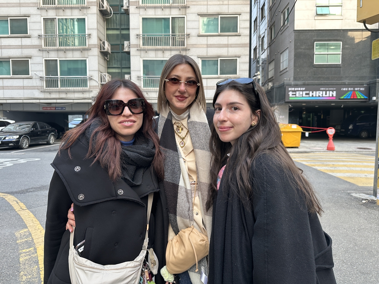 Bordoni, De Martino, and Contorno met during a BTS-themed trip to Korea and continue to travel together.