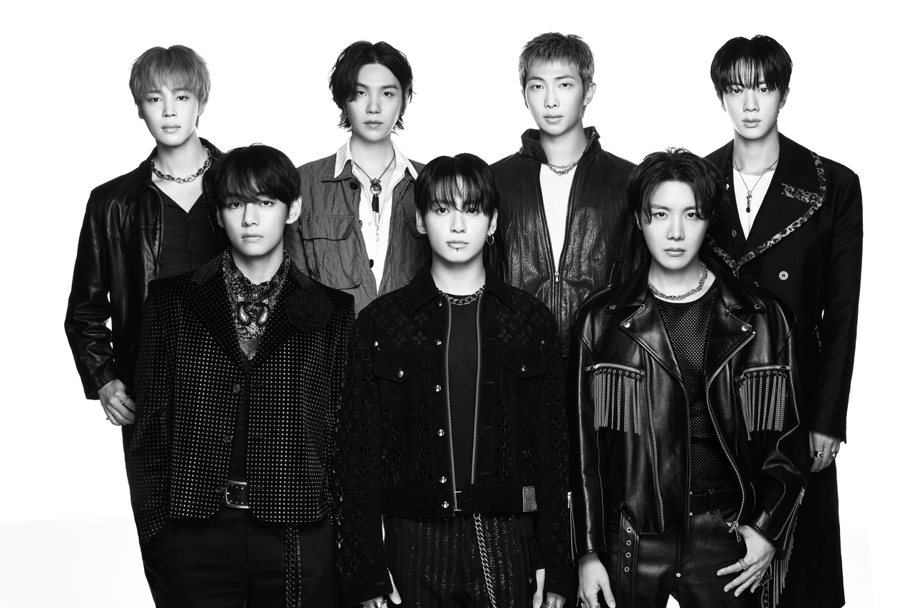 BTS new group photo released on Friday, shortly after the group's album release (Big Hit)